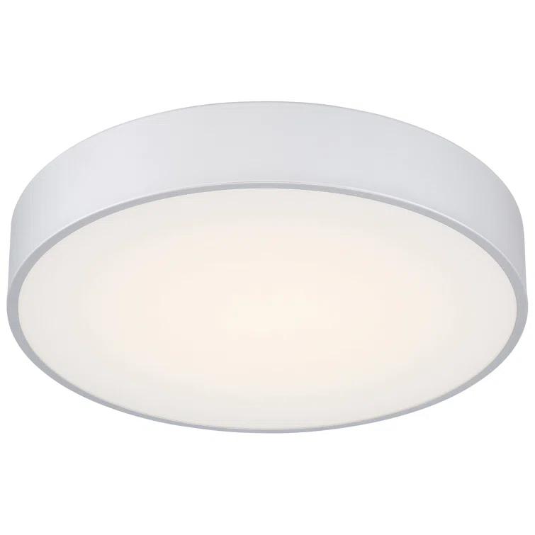 Edgeless Round Acrylic LED Flush Mount Light