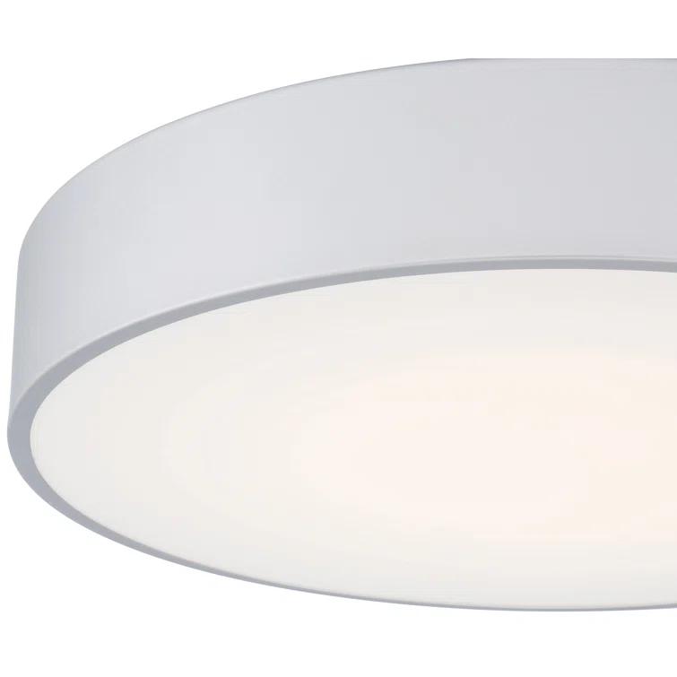 Edgeless Round Acrylic LED Flush Mount Light
