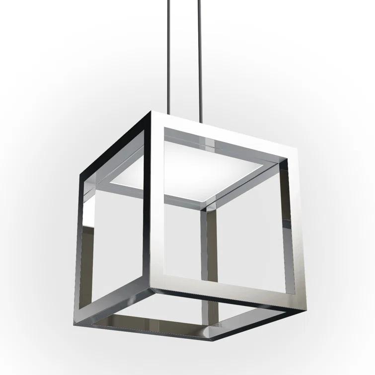 Blackjack Lighting Boxer Pendant - Polished Chrome
