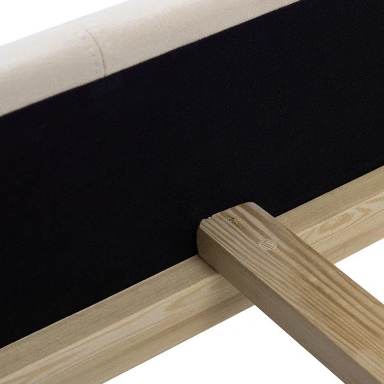 Coleman Upholstered Wingback Bed