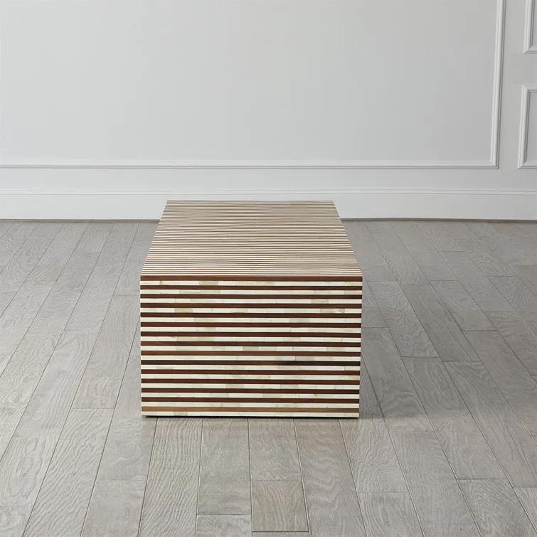 Sienna Coffee Table-Walnut/Bone