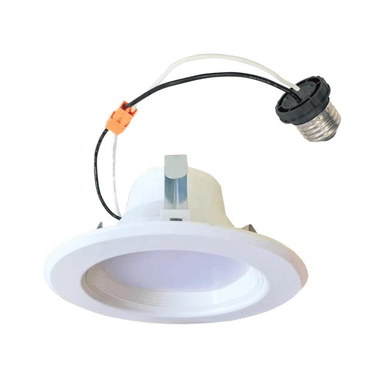14 Watt Adjustable 5/6" Integrated LED Recessed Downlight with E26 Quick Connect Adapter