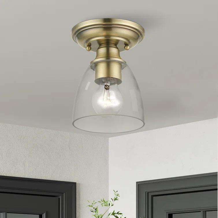 Gunnbjorn 1-Light 14.25" Semi Flush Mount