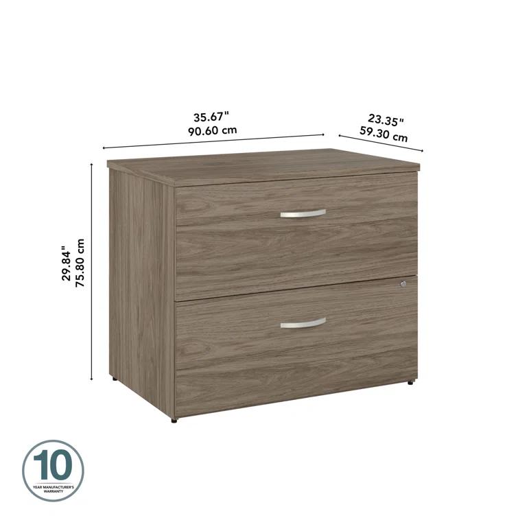 Studio C 36'' Wide 2 -Drawer File Cabinet