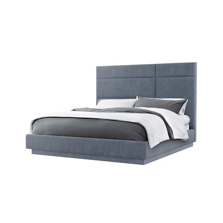Quadrant Upholstered Platform Bed