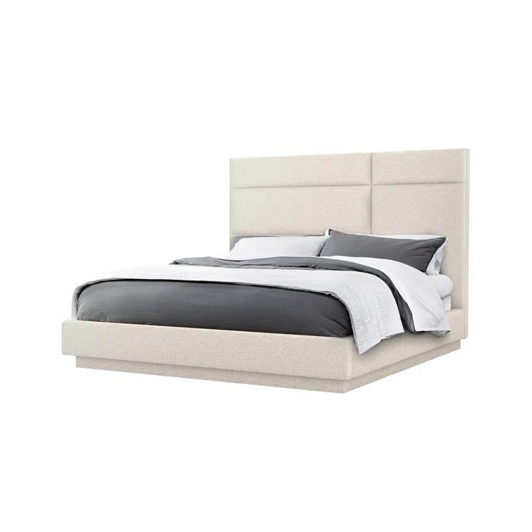 Quadrant Upholstered Platform Bed