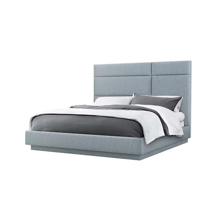 Quadrant Upholstered Platform Bed