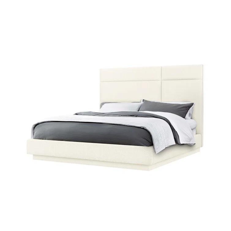 Quadrant Upholstered Platform Bed