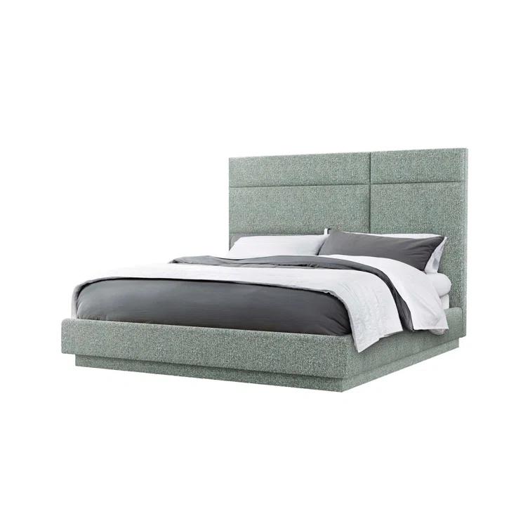 Quadrant Upholstered Platform Bed