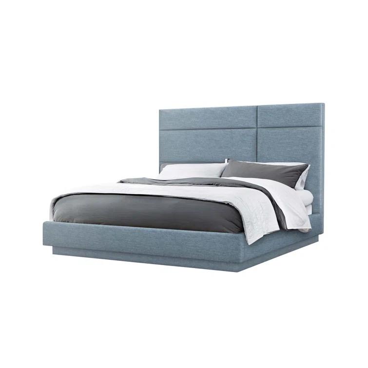 Quadrant Upholstered Platform Bed