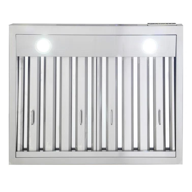 Kucht 36" Stainless Steel 900 CFM Ducted (Vented) Under Cabinet Range Hood with Baffle Filter