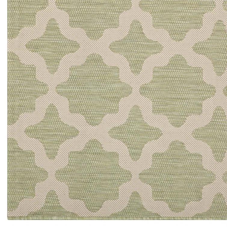 Modway Cerelia Moroccan Trellis Indoor and Outdoor Area Rug
