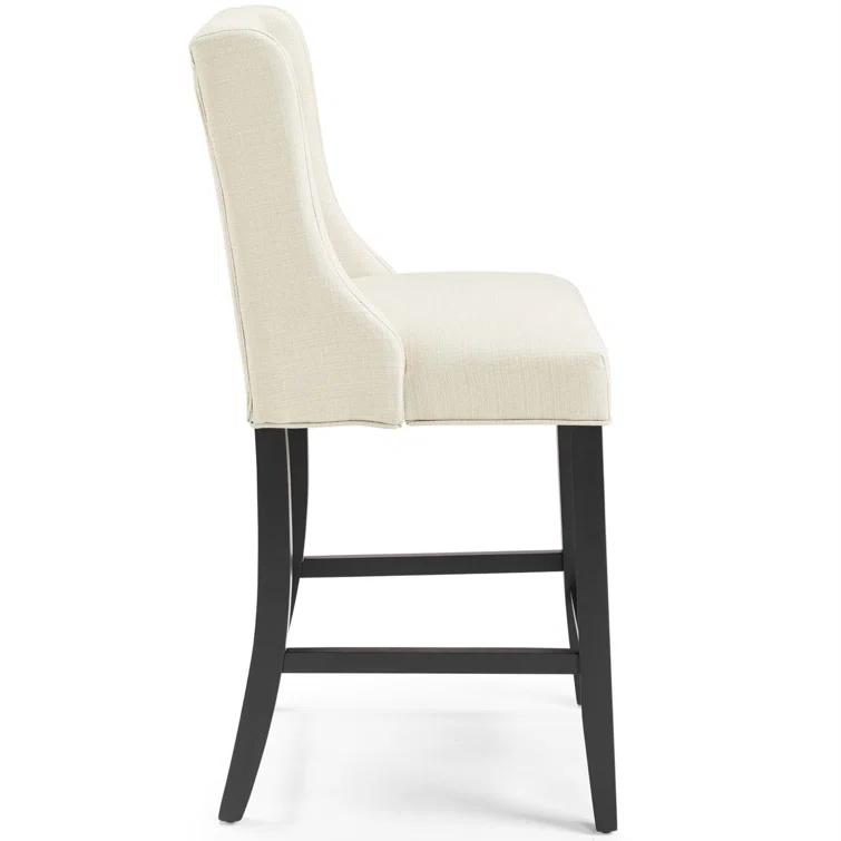 Modway Baronet Tufted Button Upholstered Fabric/Faux Leather Stool