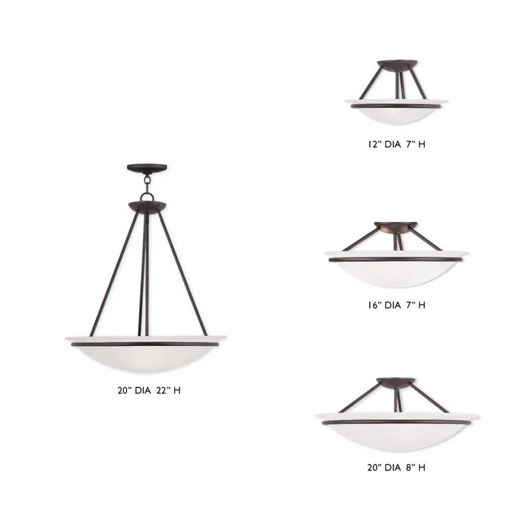 Newburgh 3 - Light Bowl Pendant