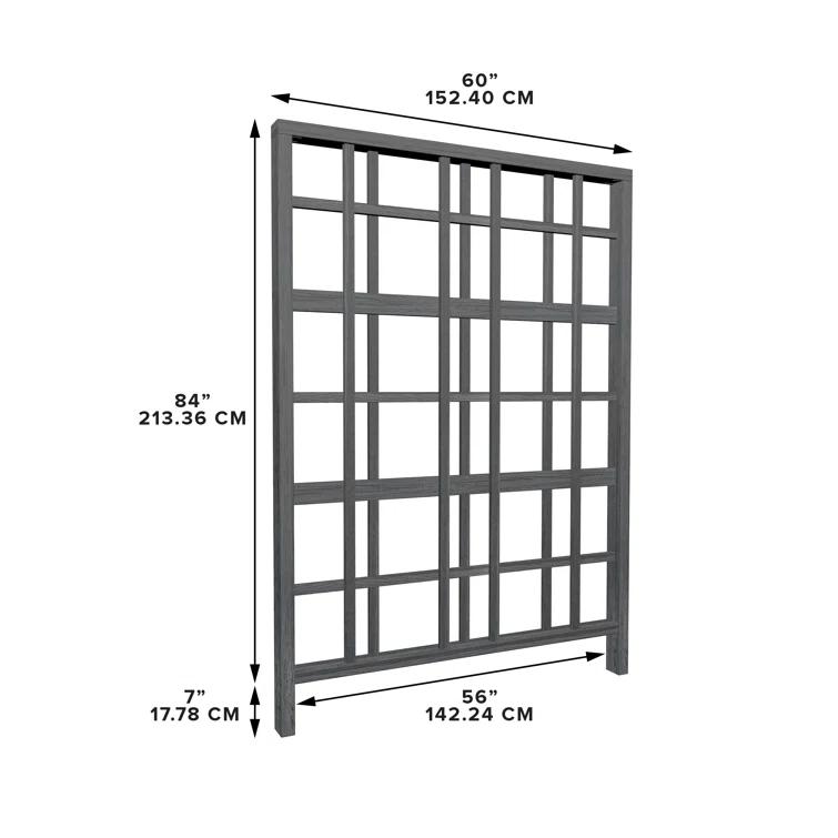 Vita 84'' H x 60'' W Vinyl Lattice Panel Trellis