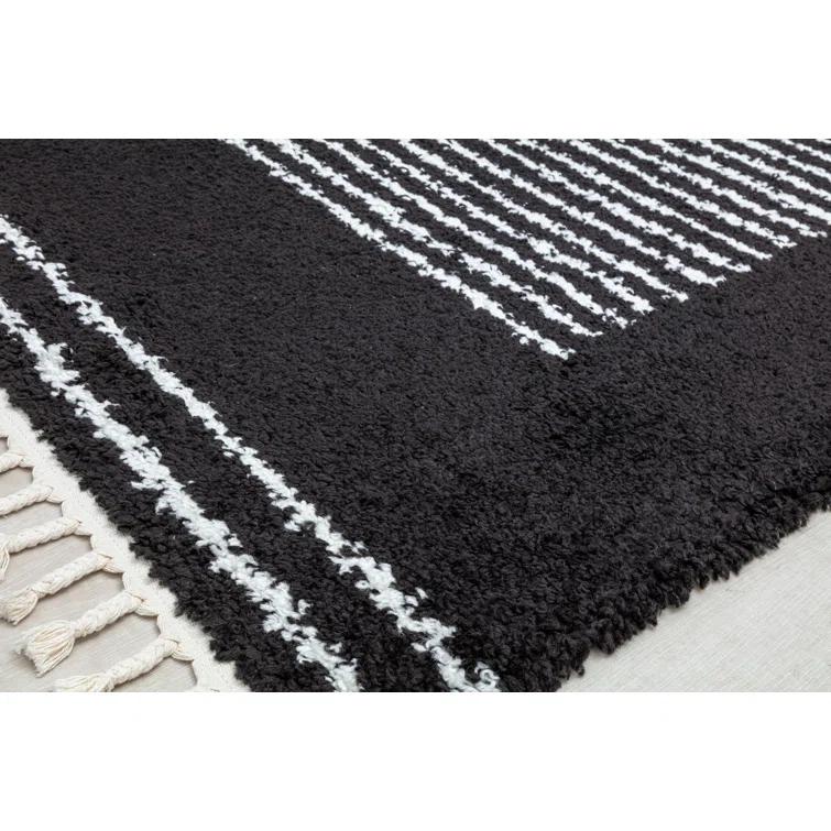 Colletti Bennett Modern Ebony Twilight Area Rug