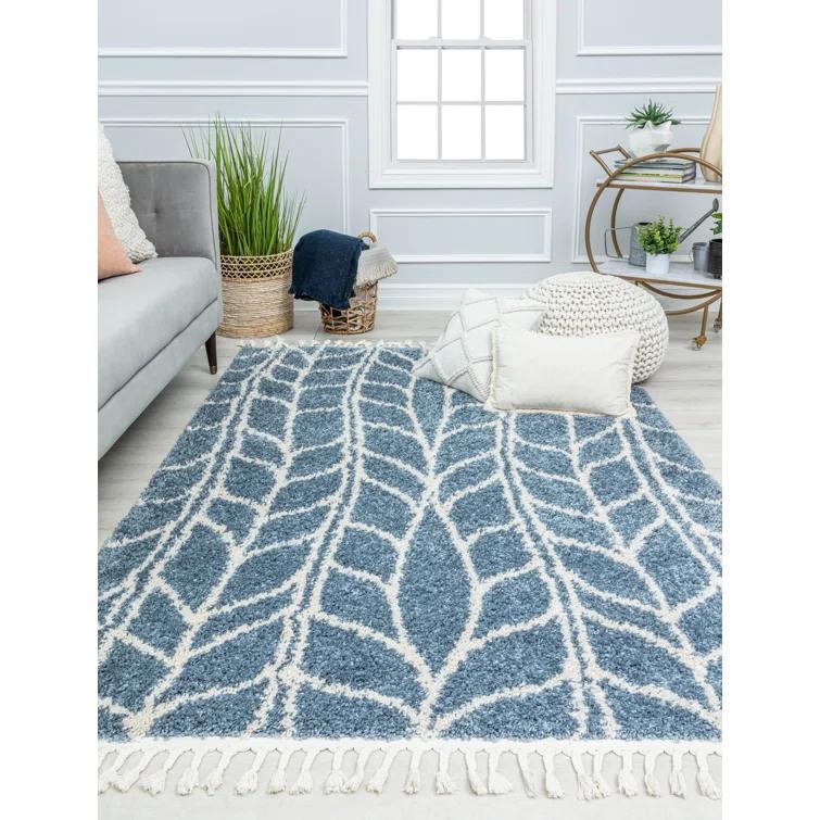 Bennett Geometric Sky Vine Area Rug