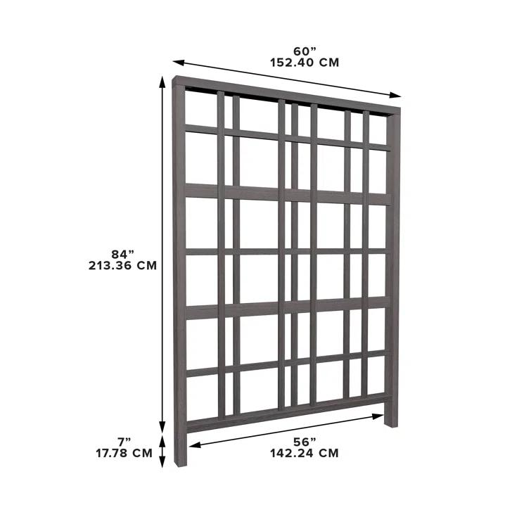 Vita 84'' H x 60'' W Vinyl Lattice Panel Trellis