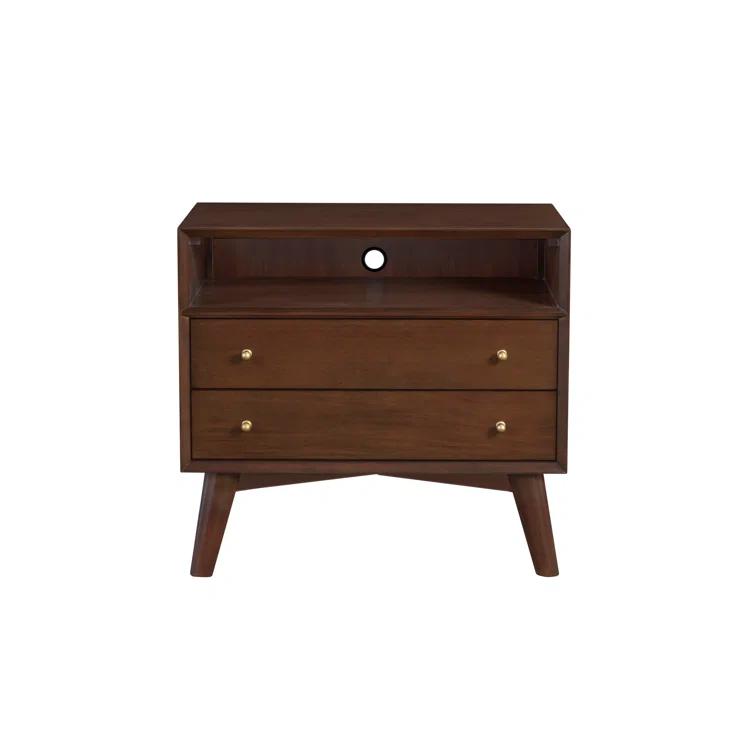 Williams 2-Drawer Nightstand with Shelf