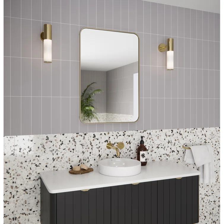 Stainless Steel Recessed Framed Single Door Medicine Cabinet with Adjustable Shelves