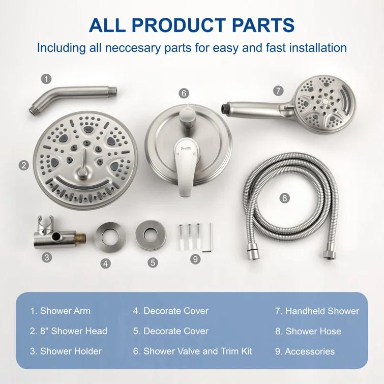 All-In-One Kit with Rough in-Valve