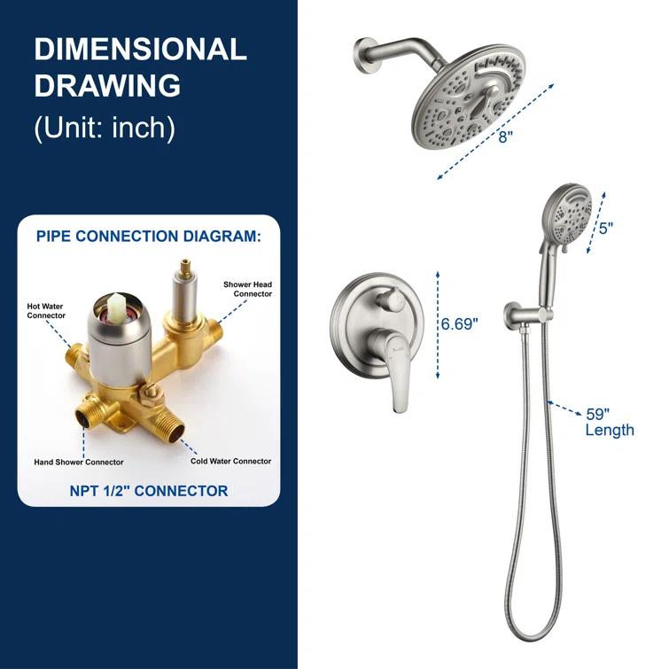 All-In-One Kit with Rough in-Valve