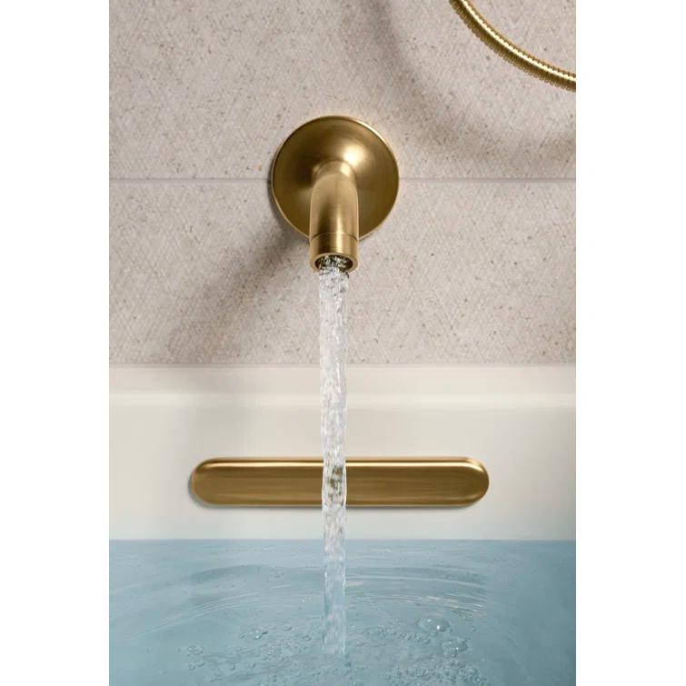 Underscore 60" x 32" Rectangular Alcove Soaking Bathtub with Integral Apron