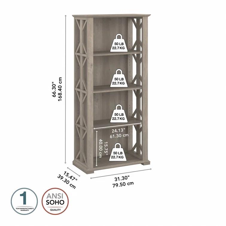 Egils 66'' H x 31'' W Standard Bookcase