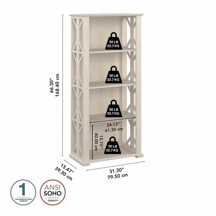 Egils 66'' H x 31'' W Standard Bookcase