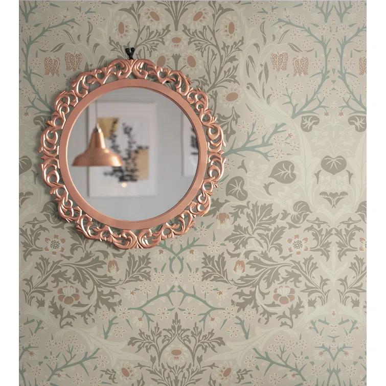 NextWall Lunar Rock & Clay Victorian Garden Peel and Stick Wallpaper