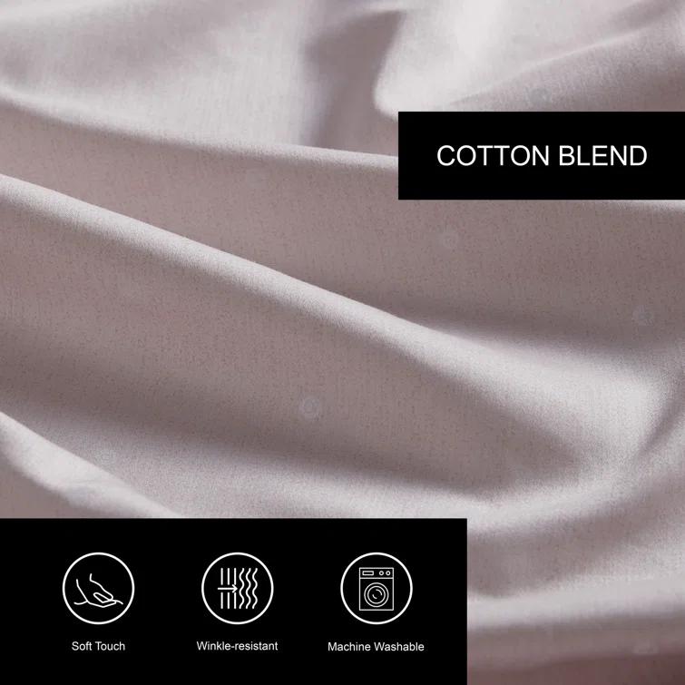 Vera Wang Printed T800 CVC Cotton Sateen Sheet Set