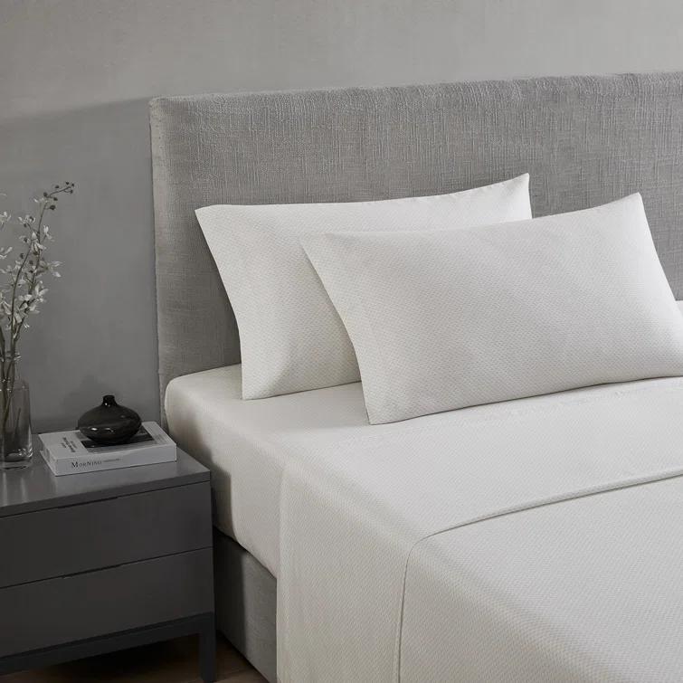 Vera Wang Vera Wang Printed T800 CVC Cotton Sateen Sheet Set