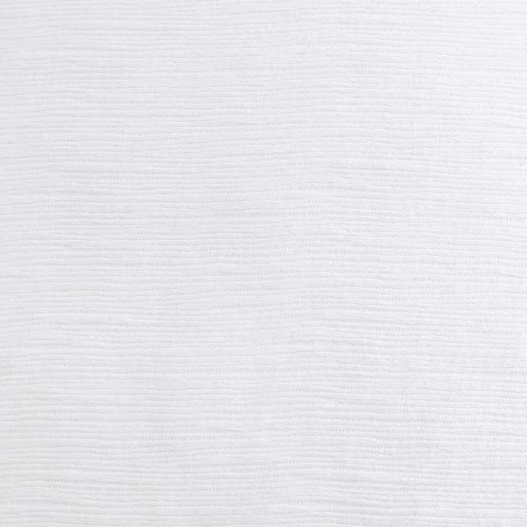 Vera Wang Vera Wang Solid Textured Pleats White Duvet Cover Set