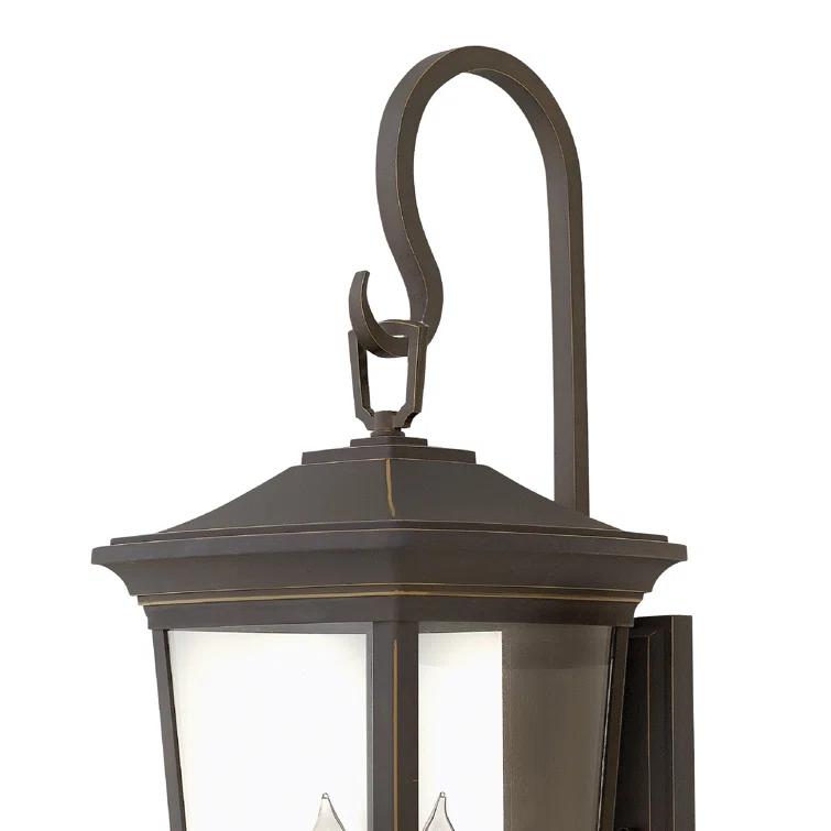 Bromley 3-Light Aluminum Outdoor Wall Mount Lantern