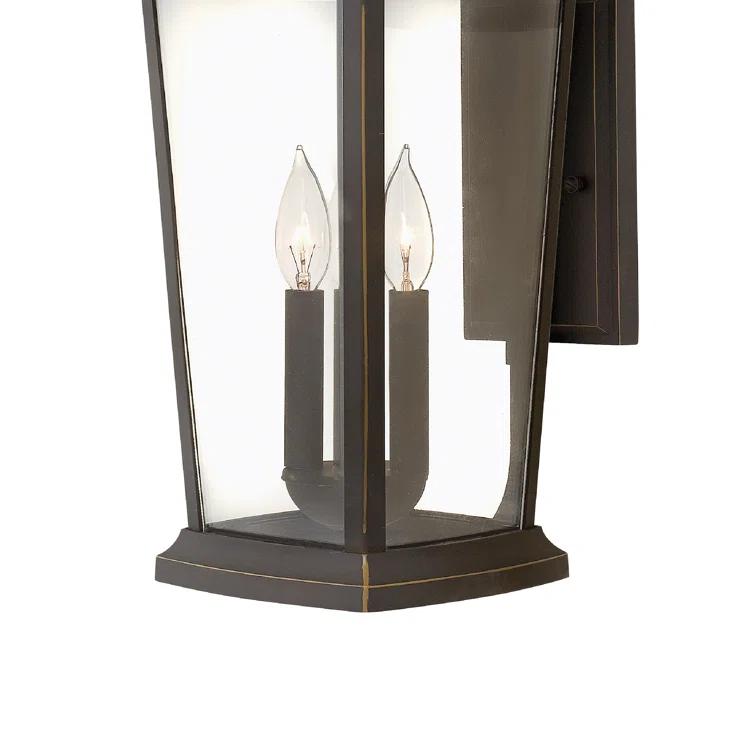 Bromley 3-Light Aluminum Outdoor Wall Mount Lantern