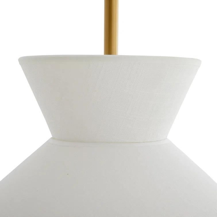 Malena Pendant Light by Arteriors - White / 20.5" Dia