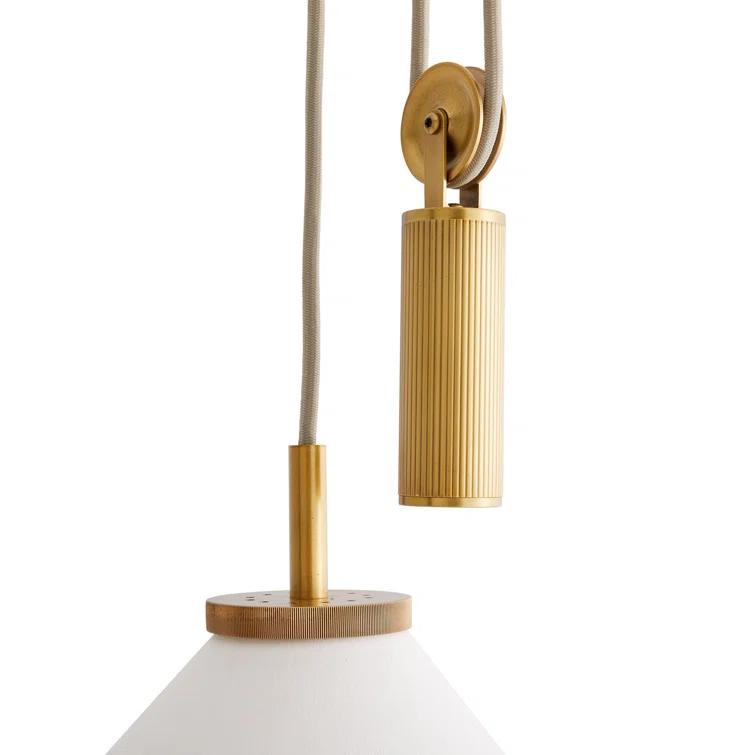 Norfolk Pendant Light by Arteriors - Antique Brass / 20.5" Dia