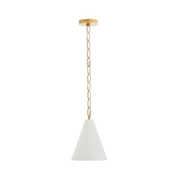 Oakland Pendant Light by Arteriors - Antique Brass / 9"Dia
