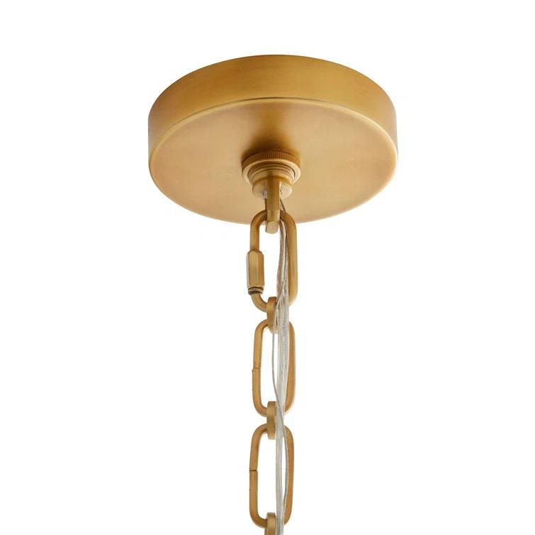 Oakland Pendant Light by Arteriors - Antique Brass / 9"Dia