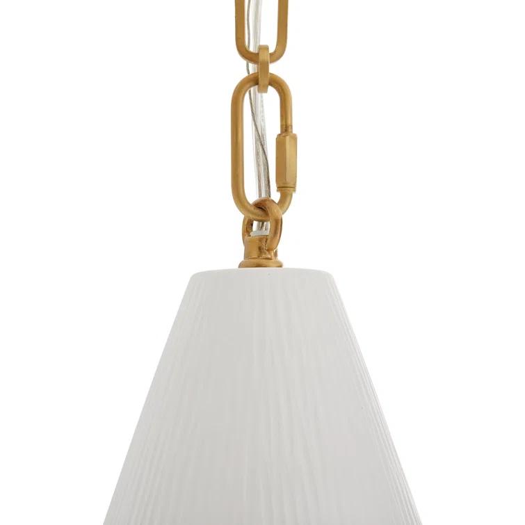 Oakland Pendant Light by Arteriors - Antique Brass / 9"Dia