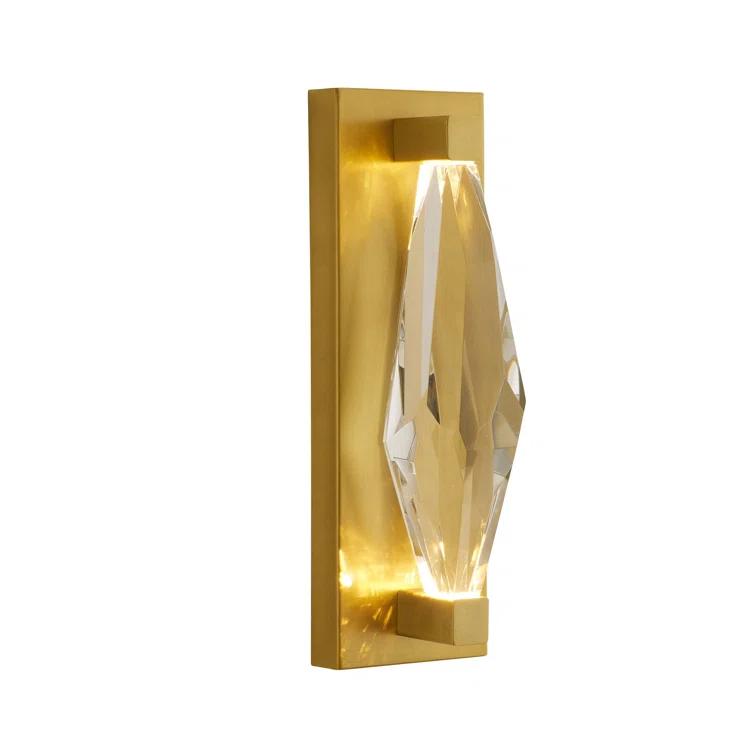 Maisie 15" Antique Brass and Bronze Outdoor LED Sconce