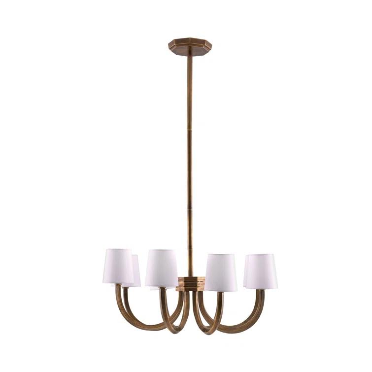 Gaetano Chandelier by Arteriors - Vintage Brass / 26.5" Dia
