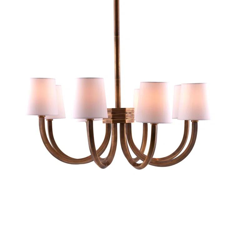 Gaetano Chandelier by Arteriors - Vintage Brass / 26.5" Dia
