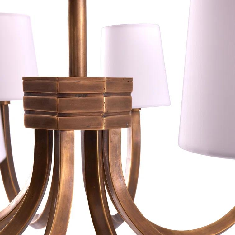 Gaetano Chandelier by Arteriors - Vintage Brass / 26.5" Dia