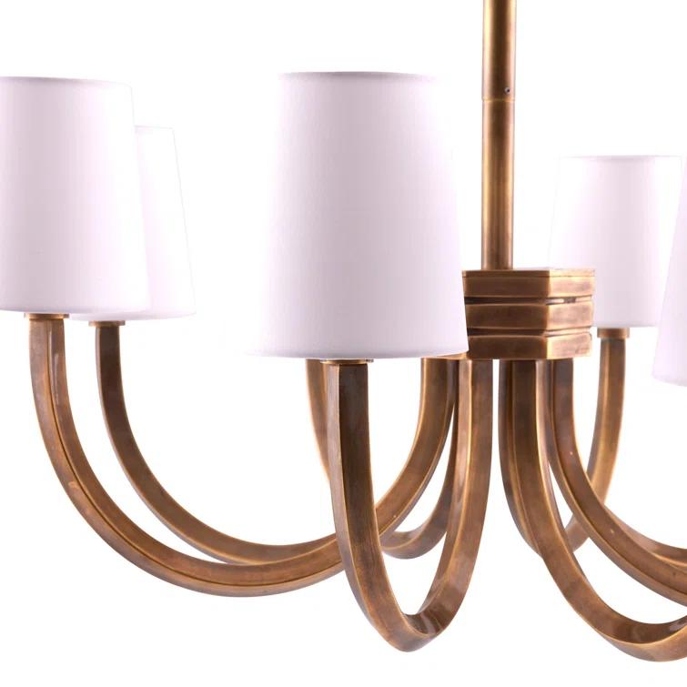 Gaetano Chandelier by Arteriors - Vintage Brass / 26.5" Dia