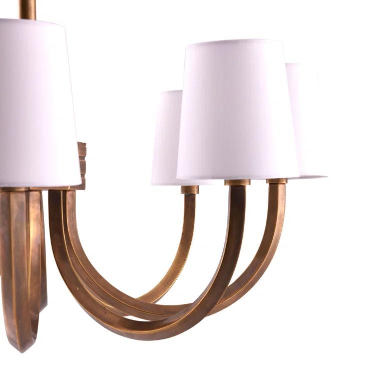 Gaetano Chandelier by Arteriors - Vintage Brass / 26.5" Dia