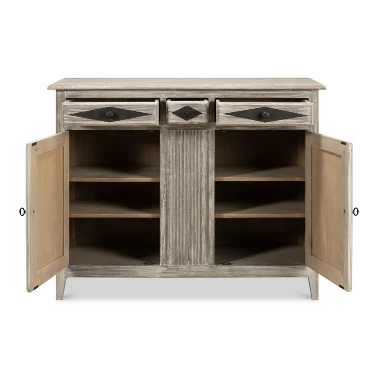 Sarreid Ltd Bungalow 54'' Solid Wood Sideboard