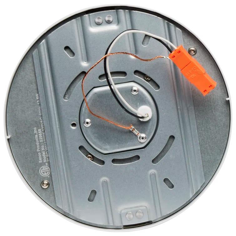 Brushed Nickel 7" Round LED Flush Mount Light