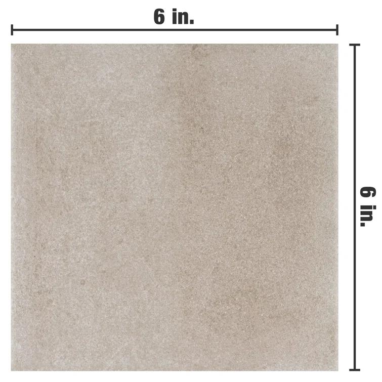 Matter 6" x 6" Porcelain Stone Look Floor and Wall Tile