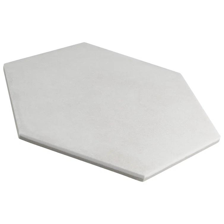 Matter Hex 7.88" x 9" Porcelain Stone Look Floor and Wall Tile